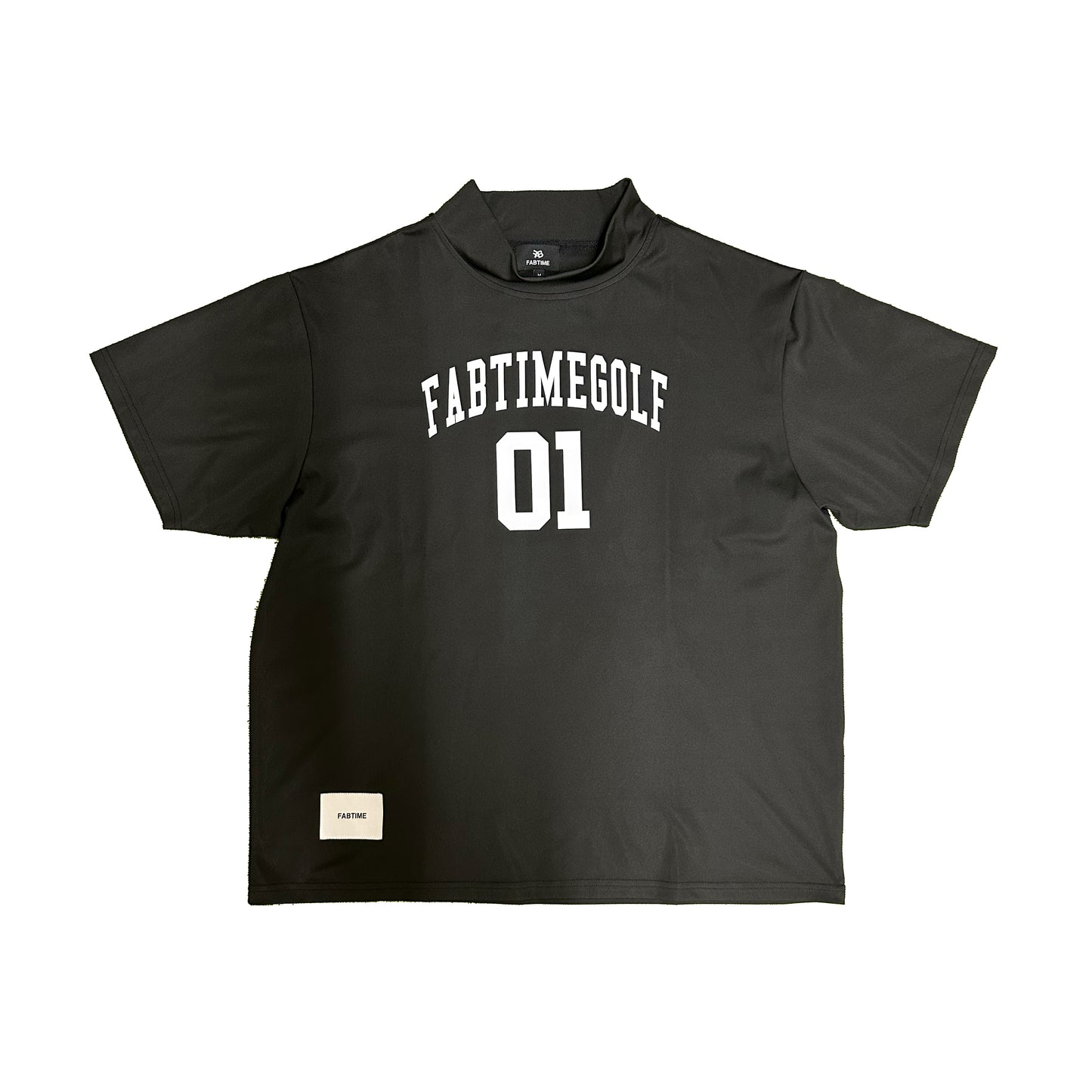 NUMBER MOCK NECK