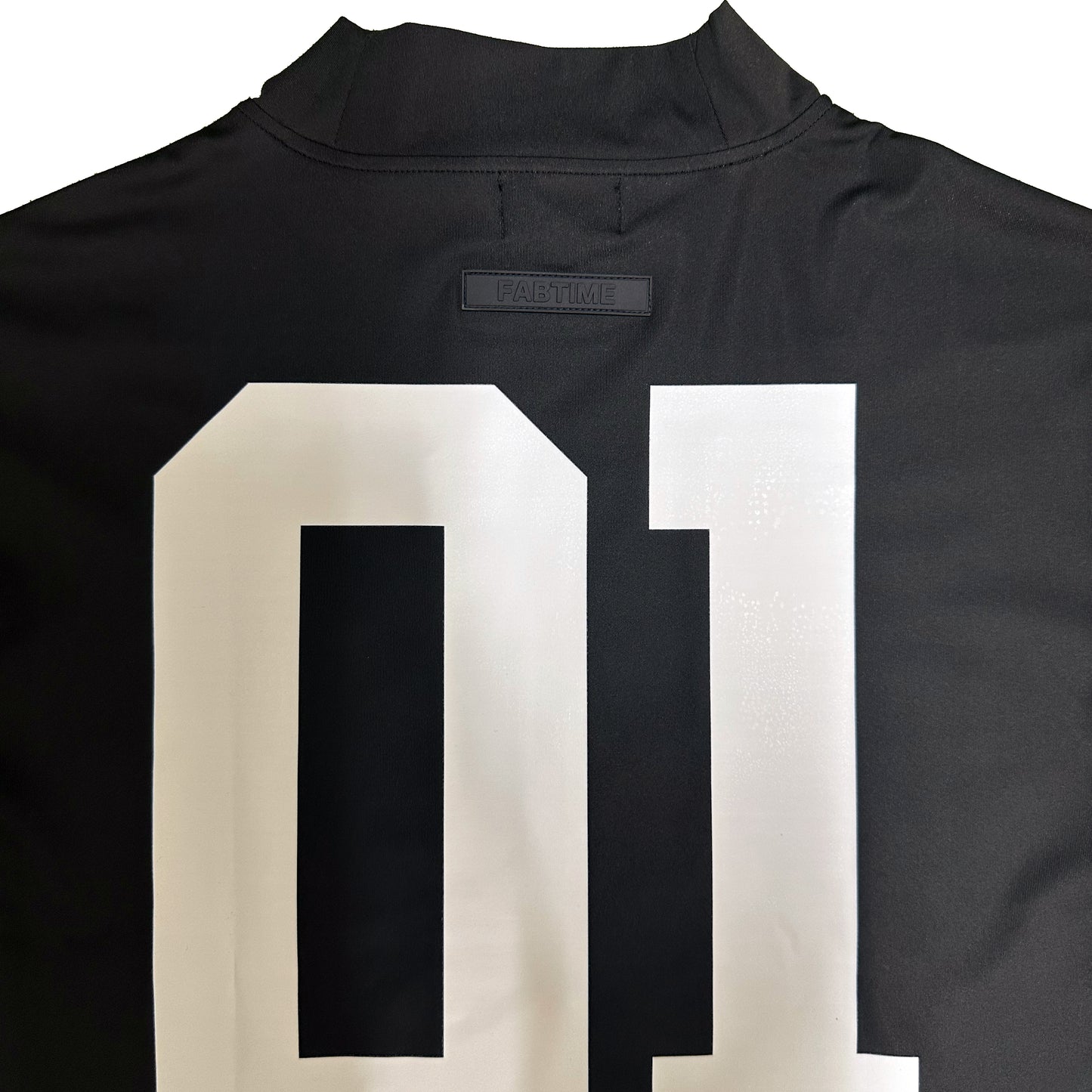 NUMBER MOCK NECK