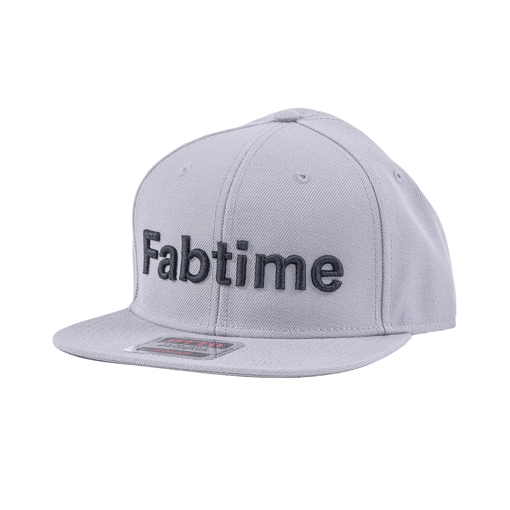 FLAT VISOR CAP GRAY