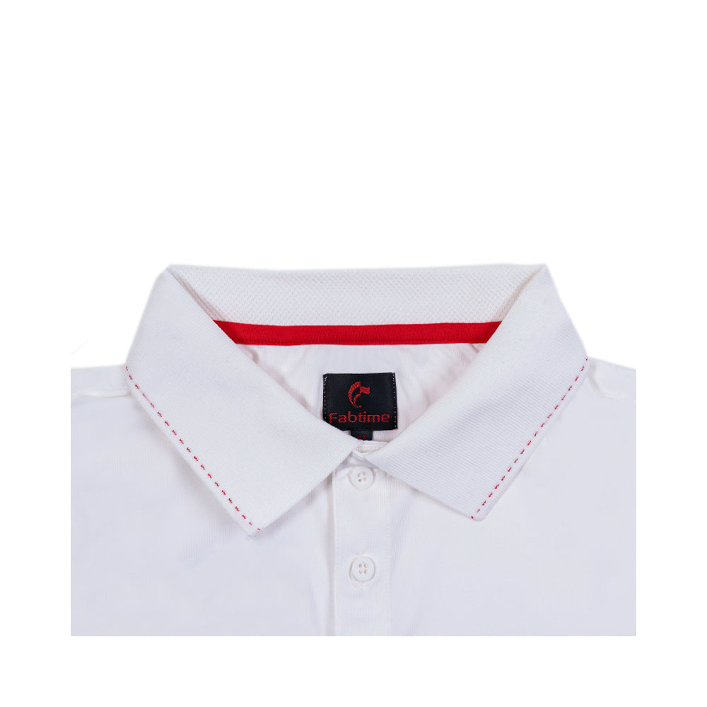 BASIC POLO SHIRT WHITE