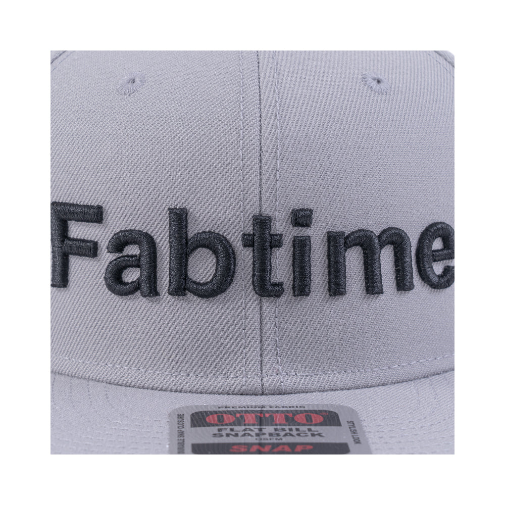 FLAT VISOR CAP GRAY