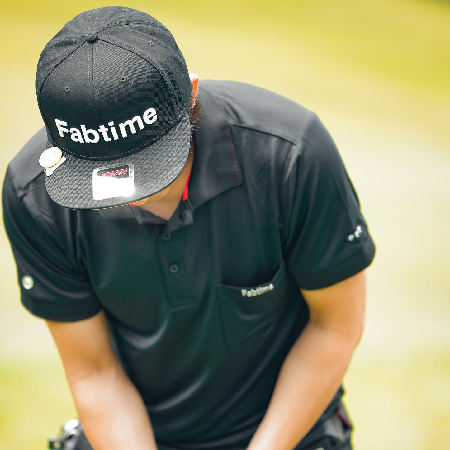 FLAT VISOR CAP BLACK