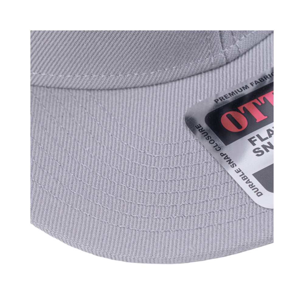FLAT VISOR CAP GRAY