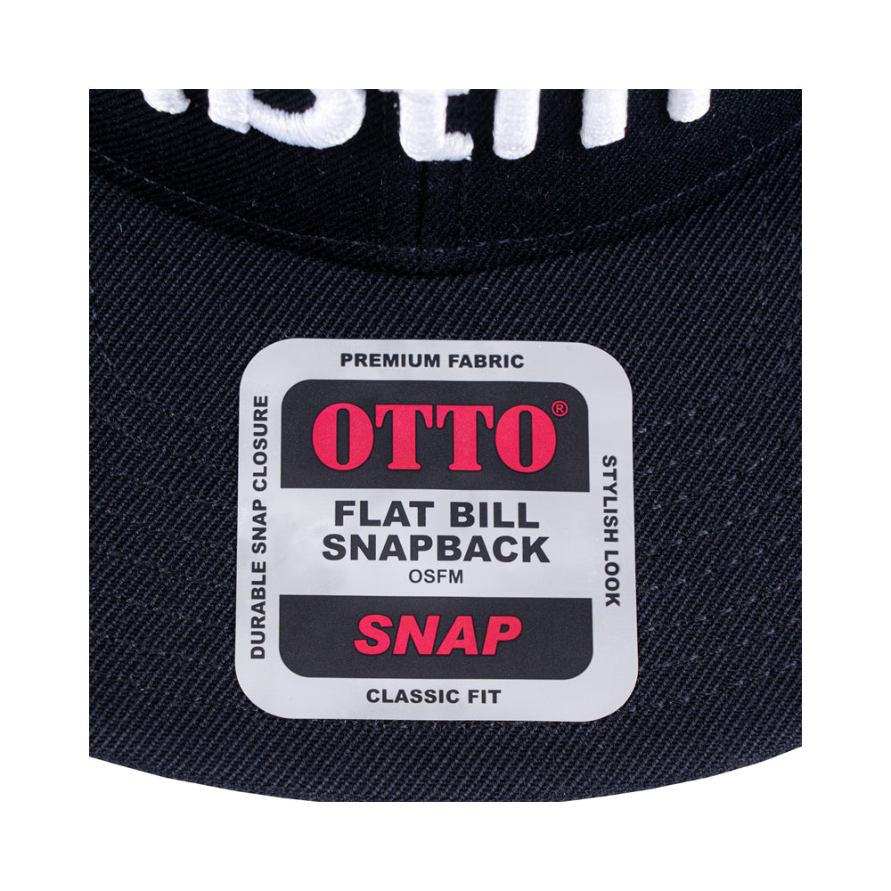 FLAT VISOR CAP BLACK