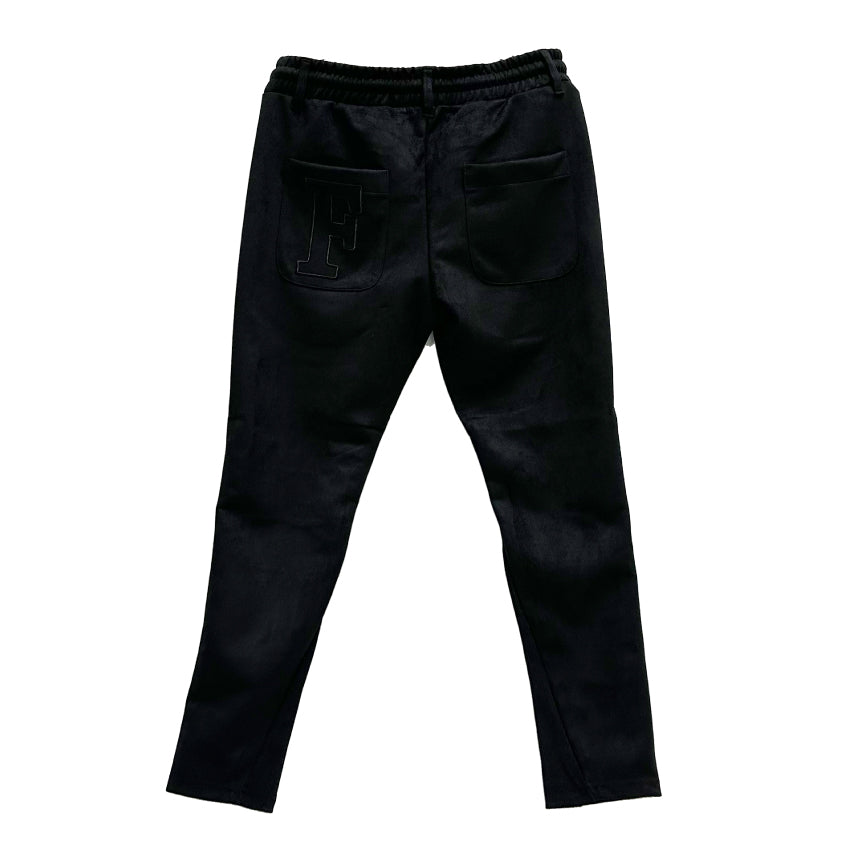 RANDOM LOGO SUEDE PANTS