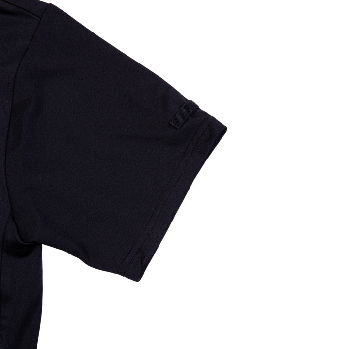 EMBROIDERY BIG MOCK TEE