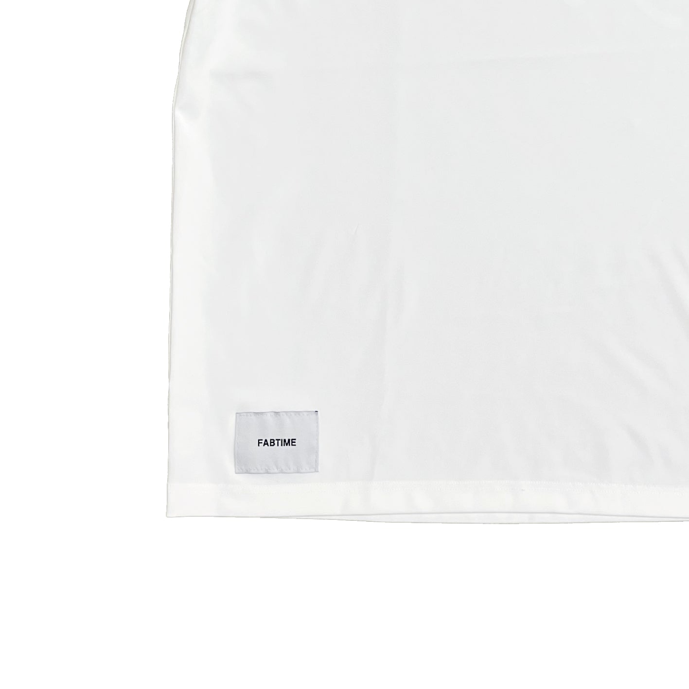 FABLOGO MOCK NECK WHITE