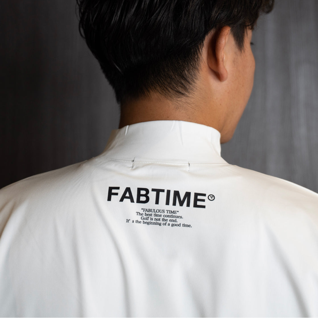MESSAGE MOCK NECK WHITE