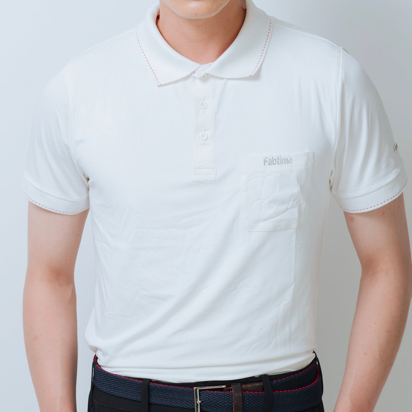BASIC POLO SHIRT WHITE
