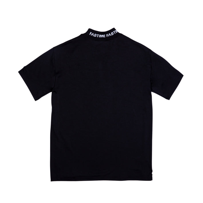 JACQUARD BIG MOCK TEE