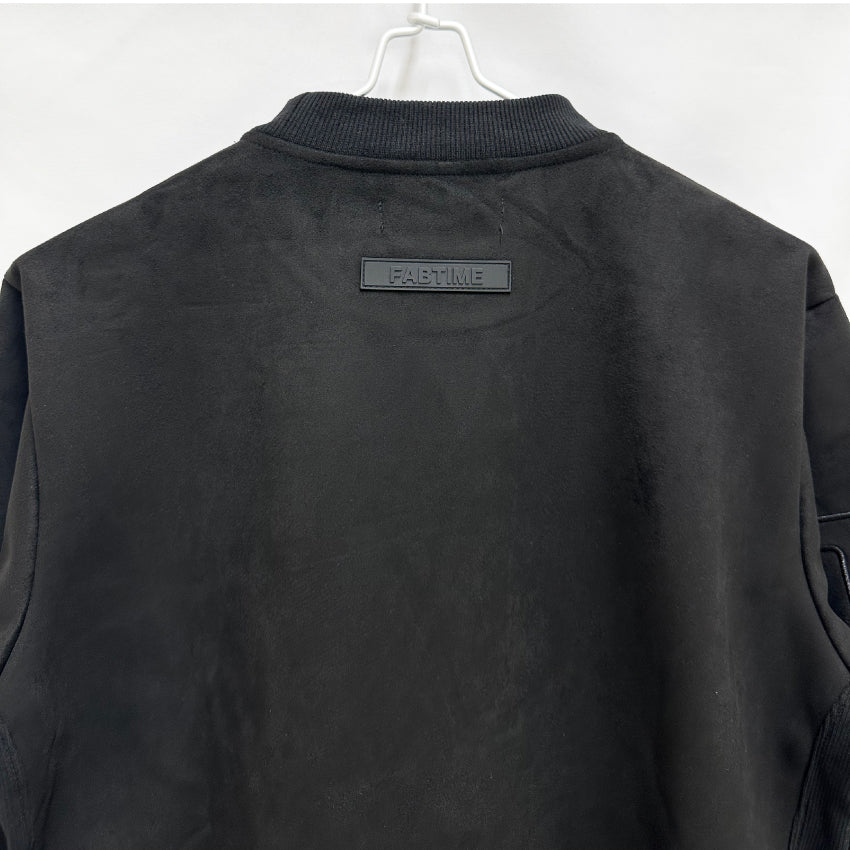 RANDOM LOGO SUEDE TOP