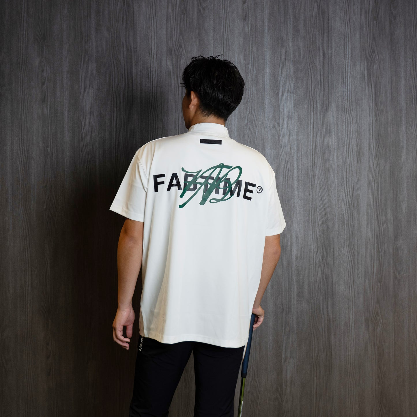 FABLOGO MOCK NECK WHITE