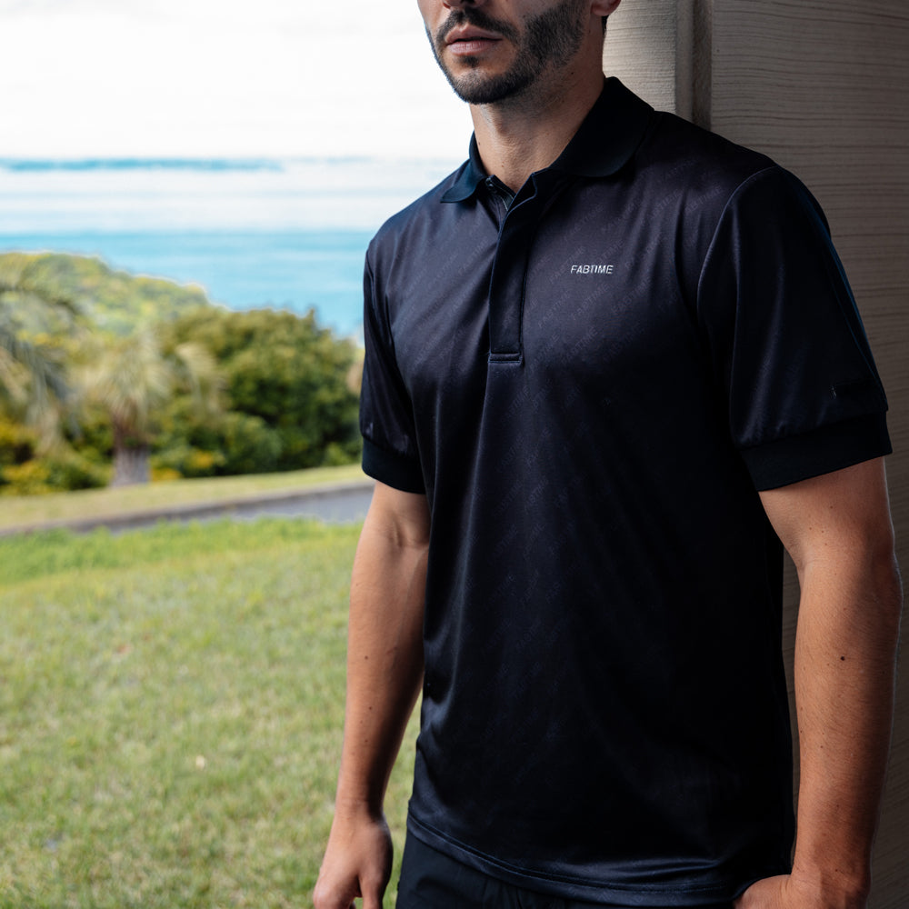 PATTERNED POLO SHIRT