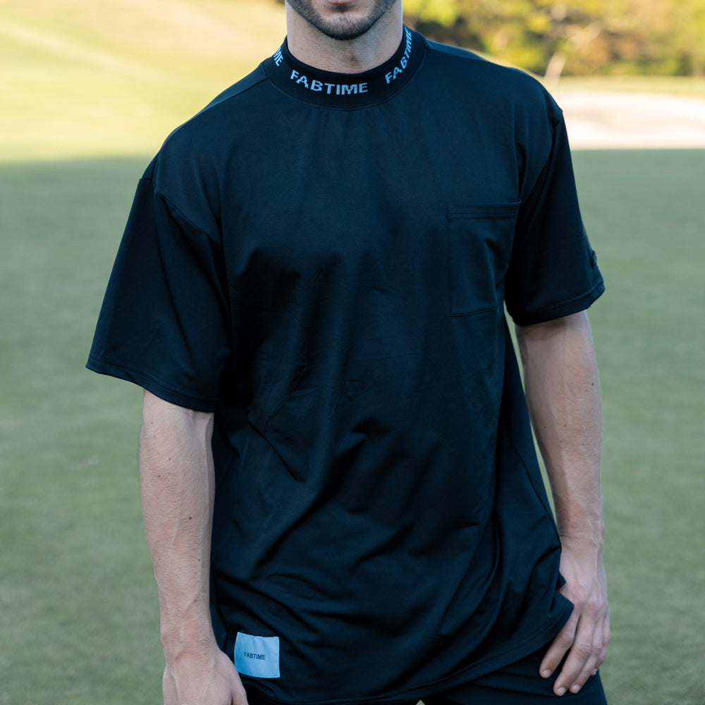 JACQUARD BIG MOCK TEE