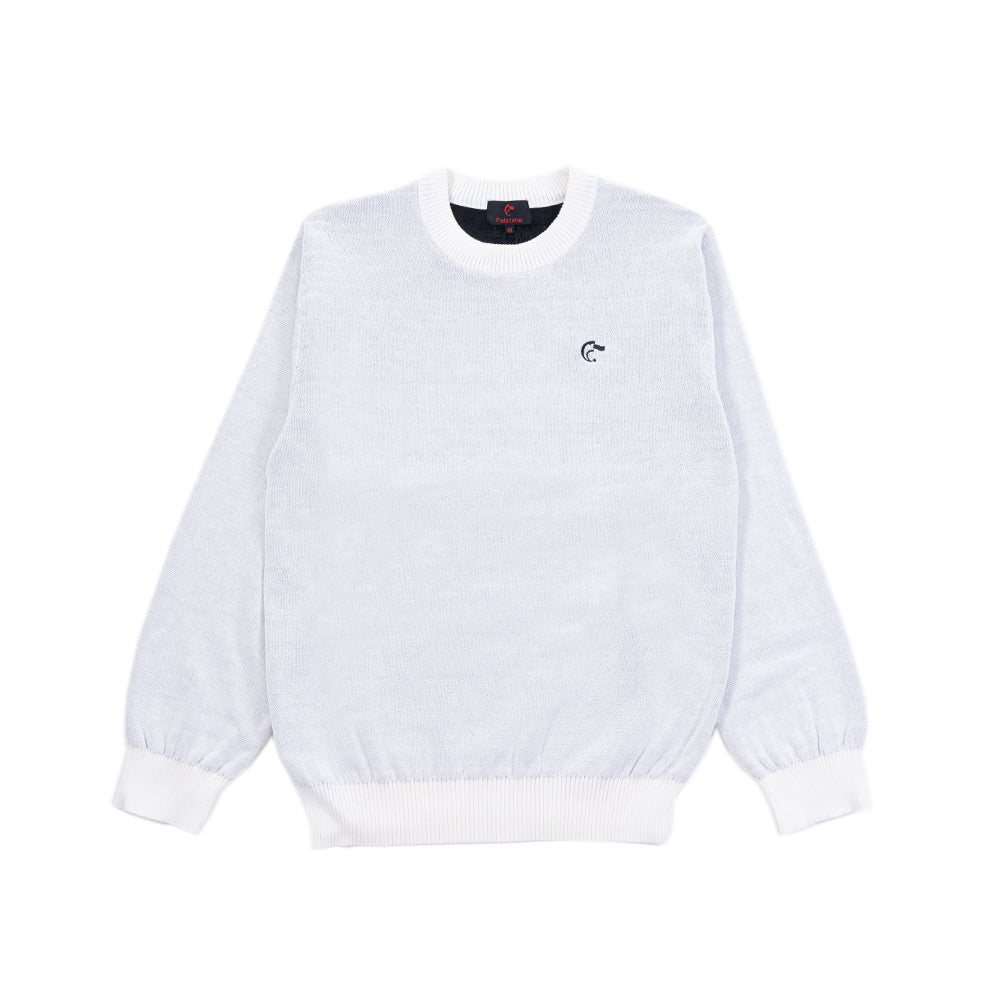 JACQUARD KNIT OFF WHITE