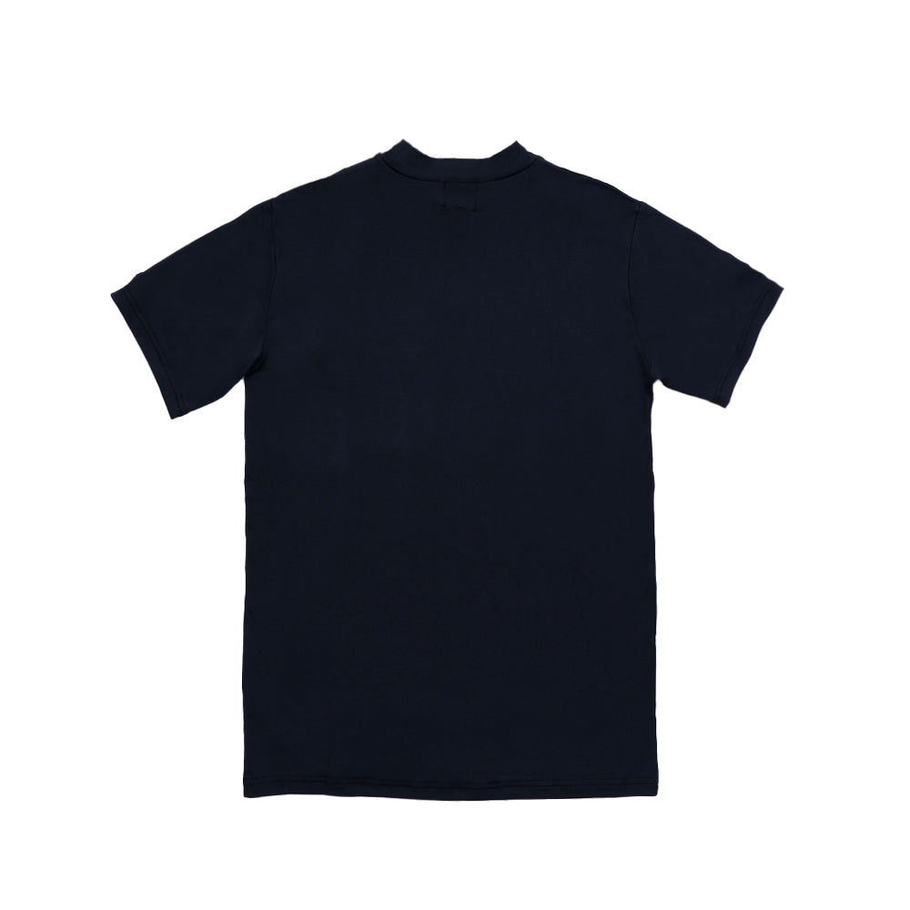 BASIC MOCK NECK TEE BLACK