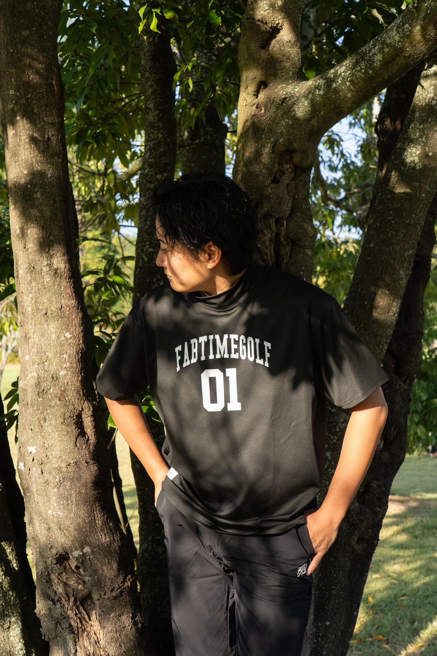 NUMBER MOCK NECK