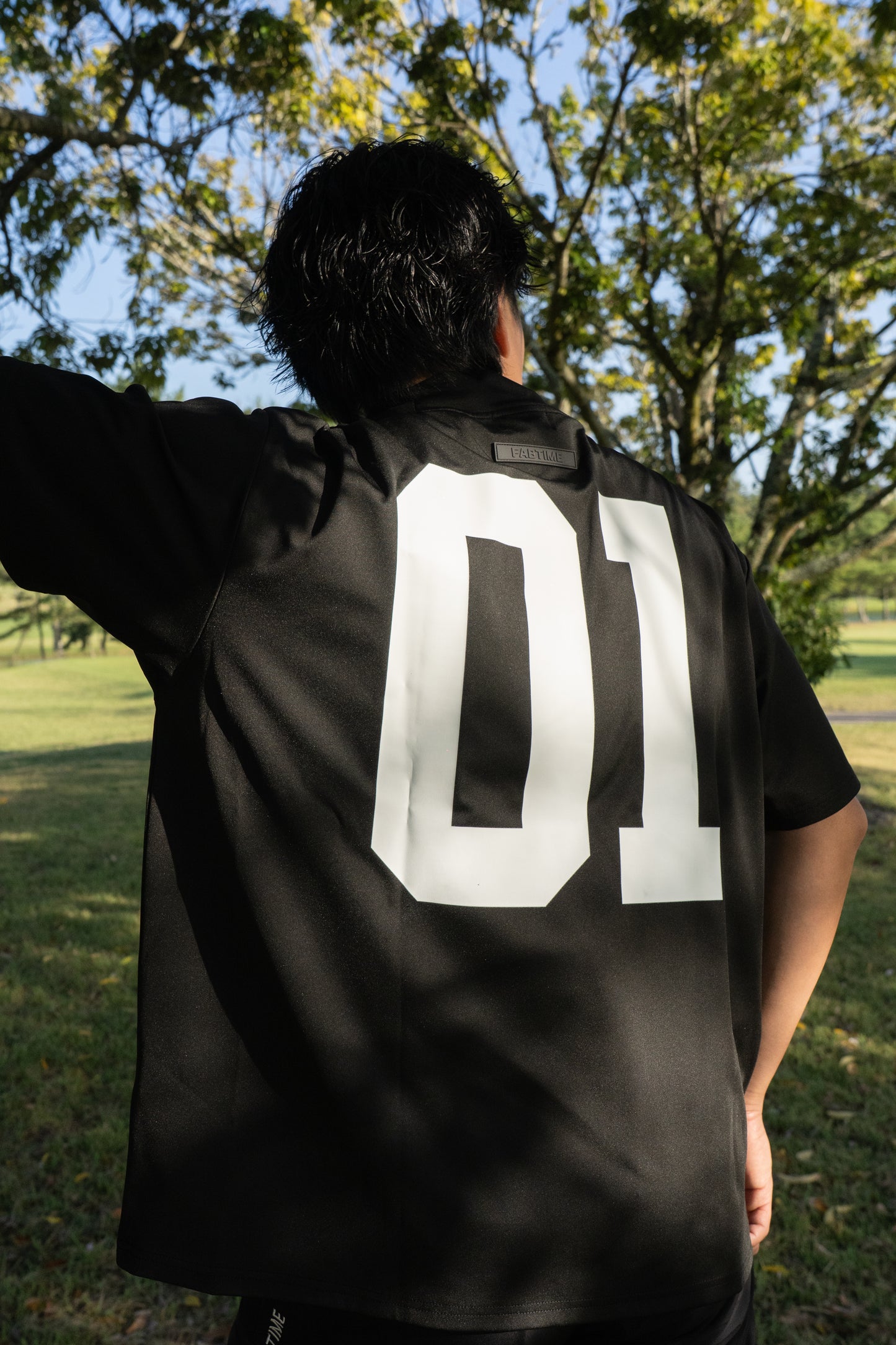 NUMBER MOCK NECK