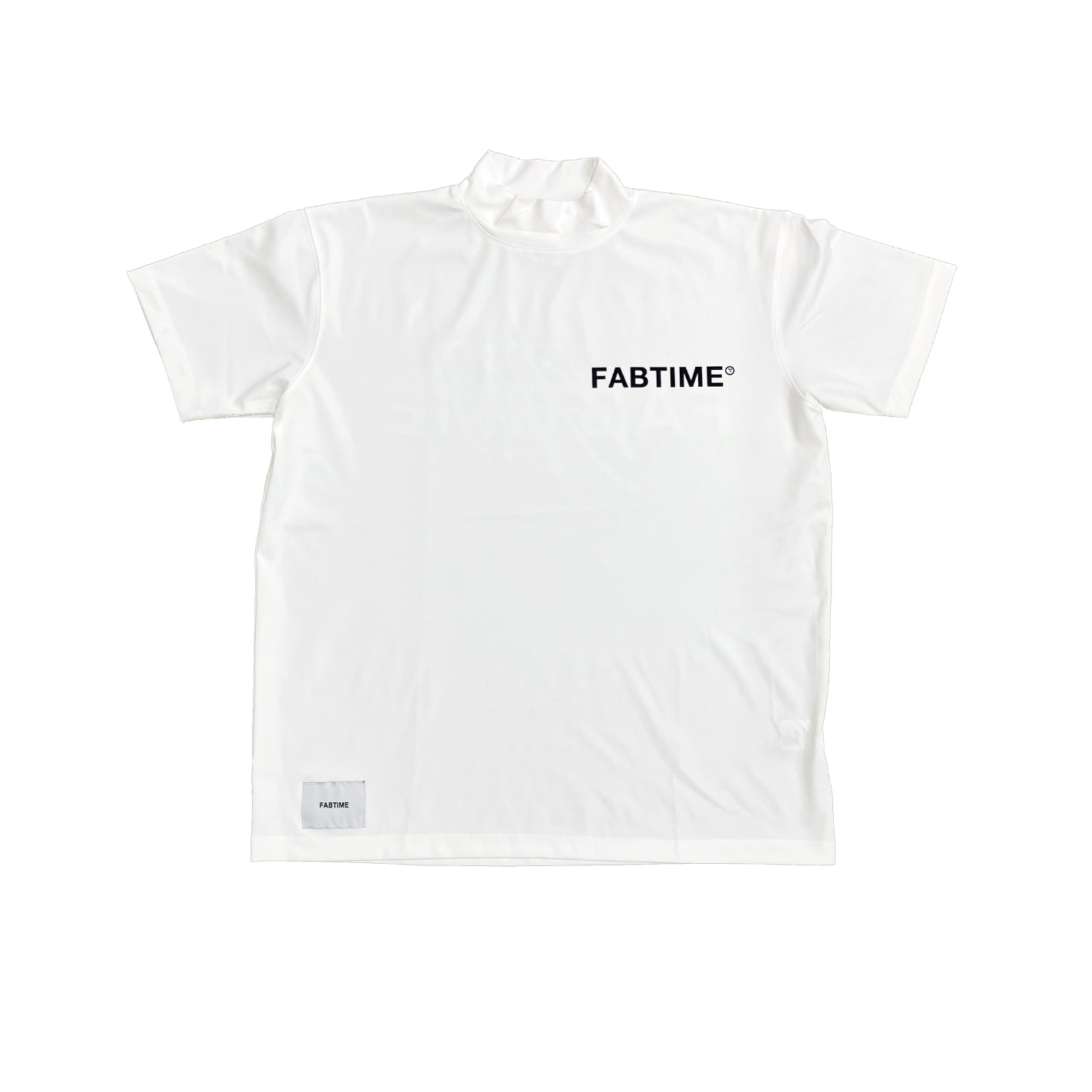 FABLOGO MOCK NECK WHITE