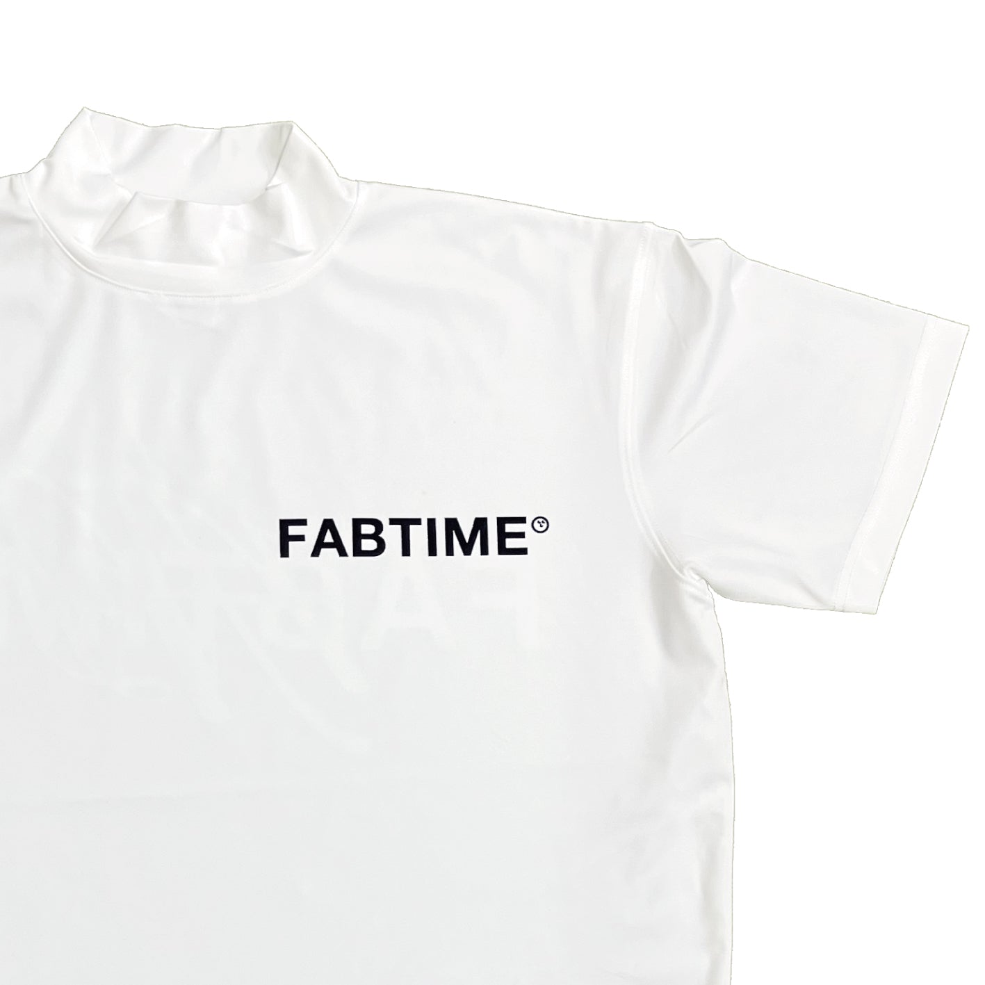 FABLOGO MOCK NECK WHITE