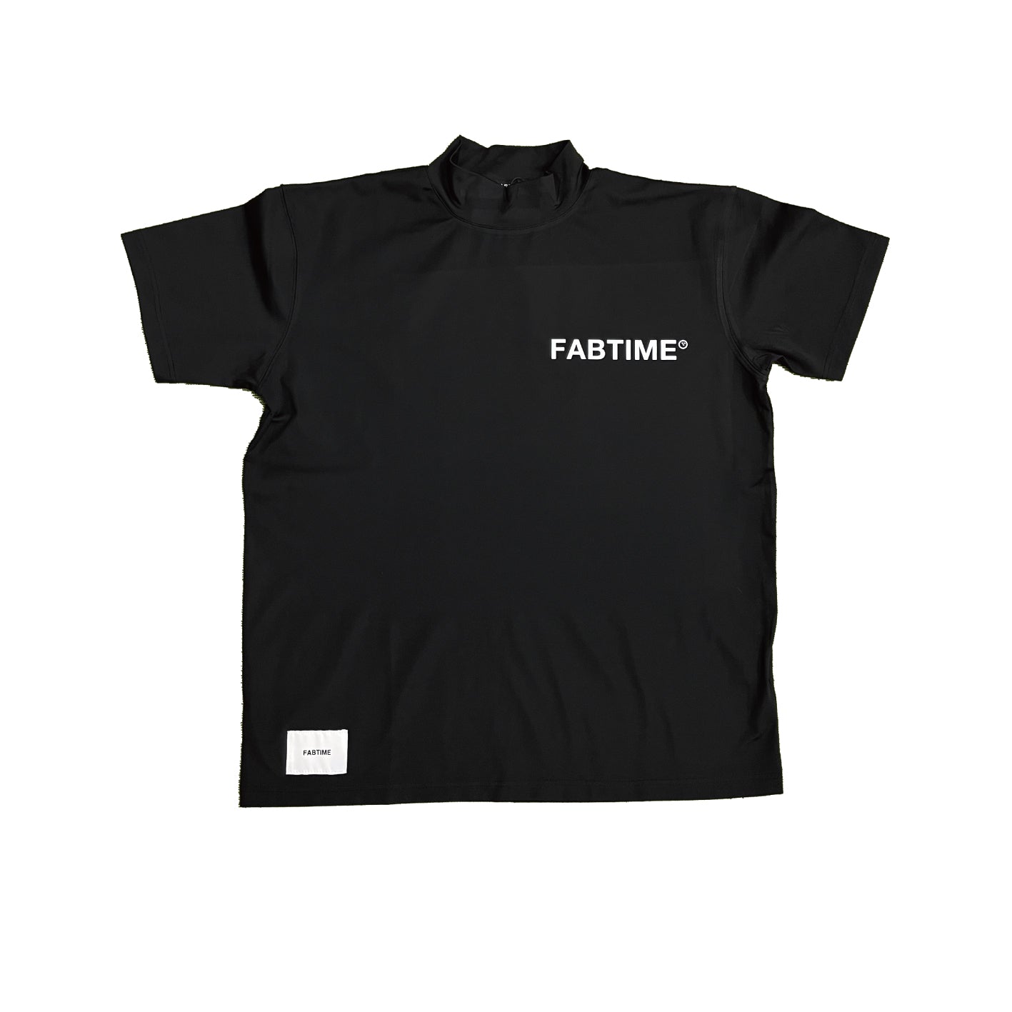 FABLOGO MOCK NECK BLACK