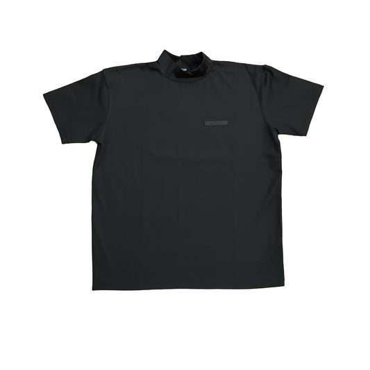MESSAGE MOCK NECK BLACK