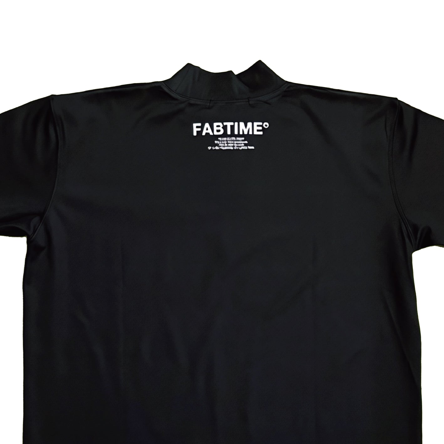 MESSAGE MOCK NECK BLACK