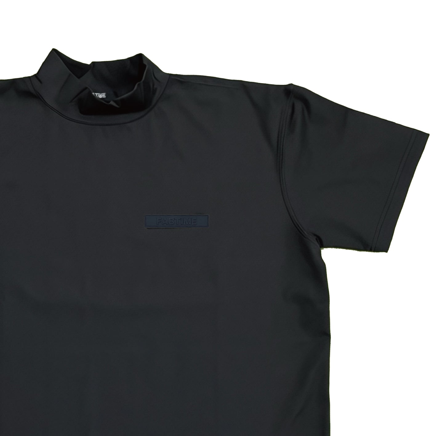 MESSAGE MOCK NECK BLACK