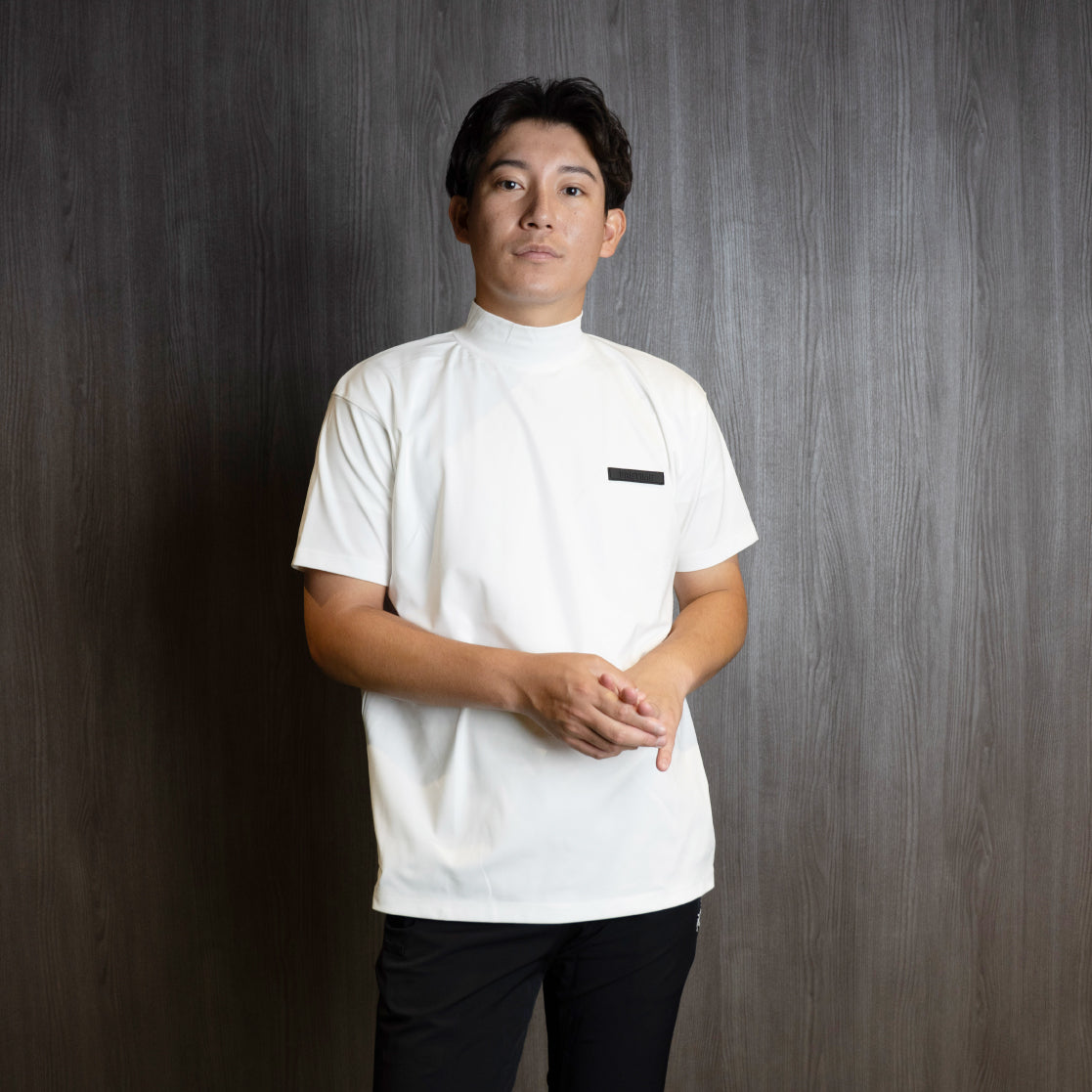 MESSAGE MOCK NECK WHITE