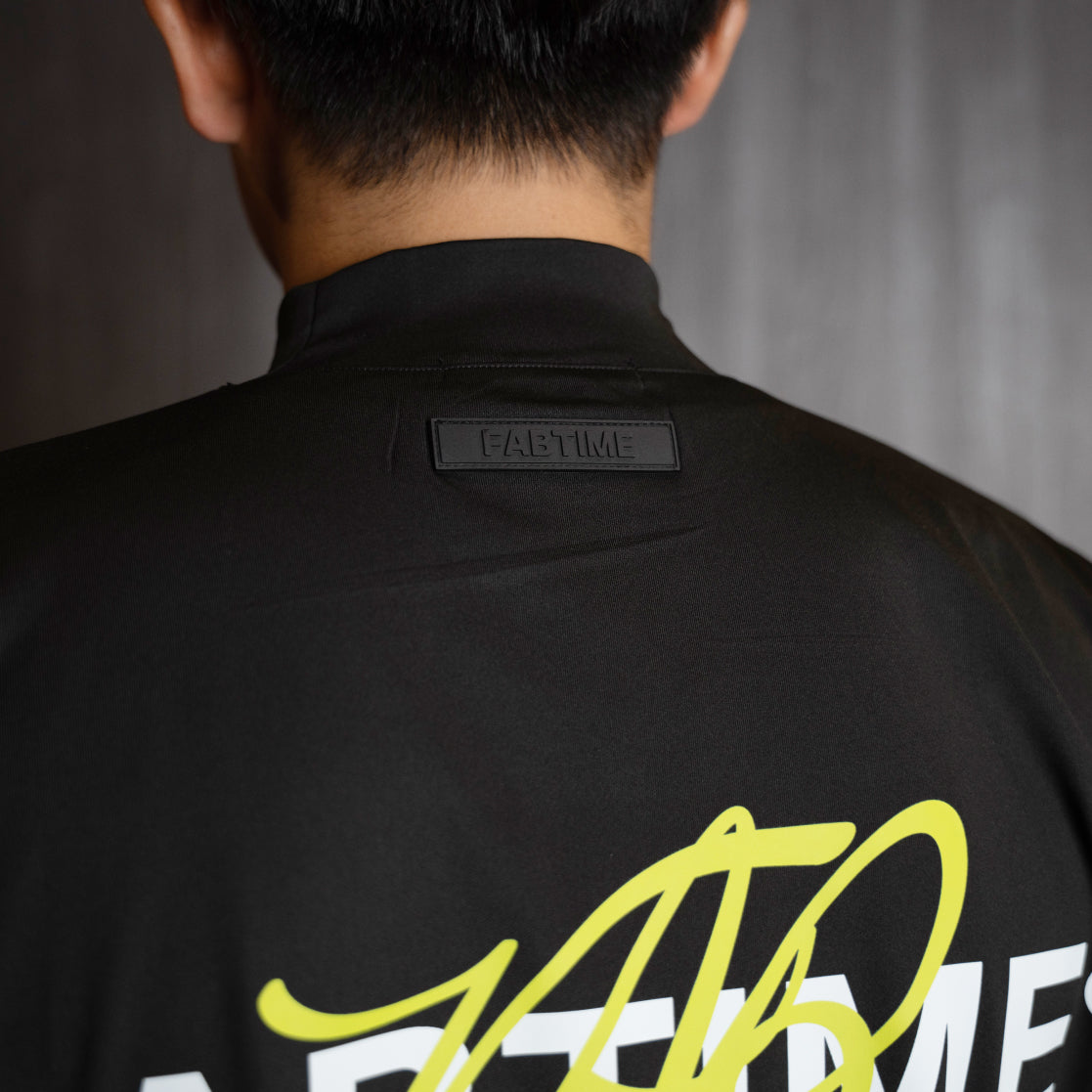 FABLOGO MOCK NECK BLACK