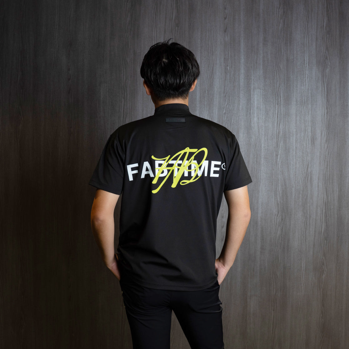 FABLOGO MOCK NECK BLACK